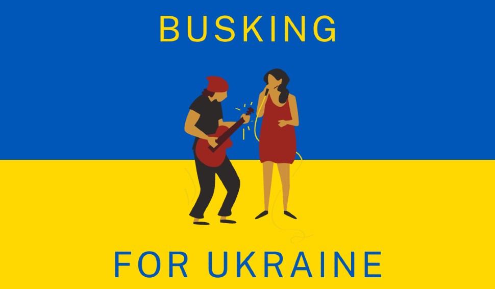 Busking for Ukraine graphic 